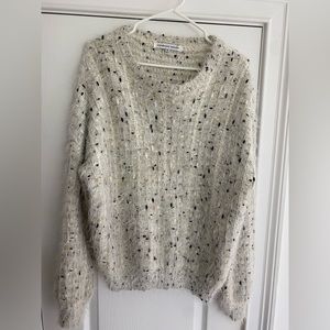 Cupcakes and Cashmere Neutral Confetti Sweater